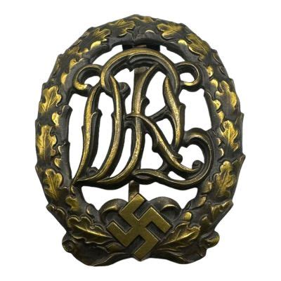 Lot 2482 German WWII DRL Sport Badge In Bronze Valkyrie Historical