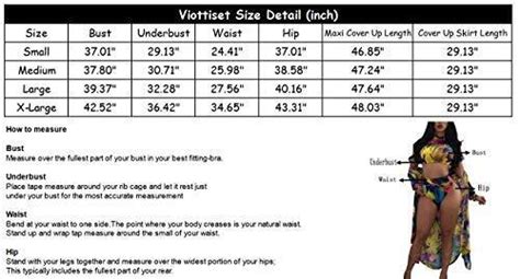 Viottiset Womens High Waist Swimsuit Crop Top With Bikini Cover Up