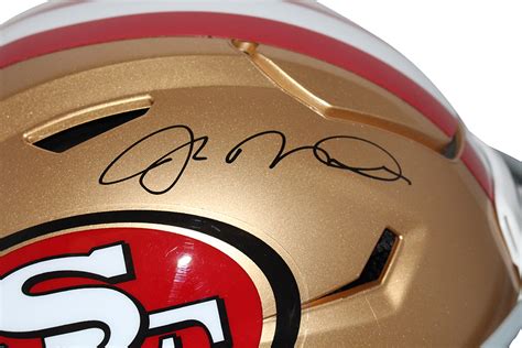 Joe Montana Signed San Francisco 49ers Authentic Speed Flex Helmet Bas