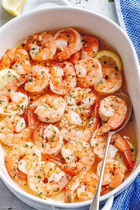 Baked Shrimp Recipe With Lemon Garlic Butter Sauce Oven Baked Shrimp