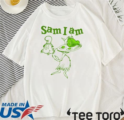 Dr Seuss Sam I Am Green Eggs And Ham Shirt Shirtsmango Office