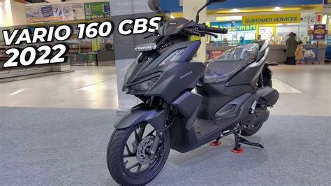 Review Honda Vario 160 CBS 2022 Varian Warna Hitam Matte Doff YouTube