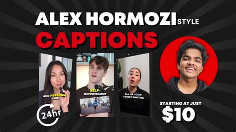 Edit Alex Hormozi Captions Style Instagram Reels With Captions Yt