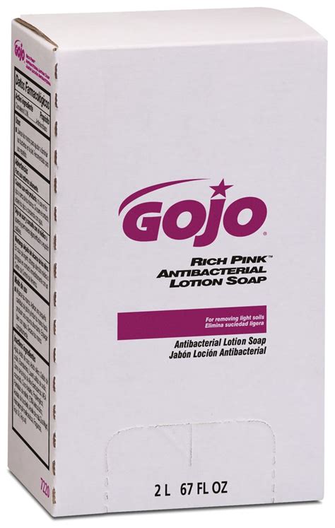 Gojo Rich Pink Antibacterial Lotion Soap Pink Lotion Soapfacility