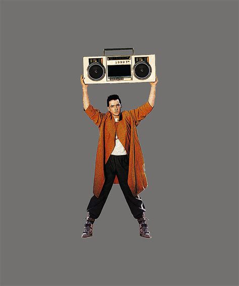 SAY ANYTHING John Cusack holds up a boombox boom Tapestry - Textile by ...