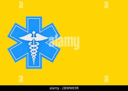 Medical Symbol Emergency Sign Star Of Life Service Concept Icon Outline