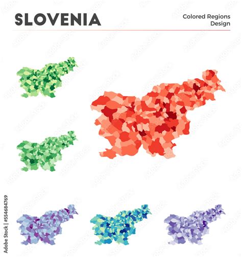 Slovenia map collection. Borders of Slovenia for your infographic ...