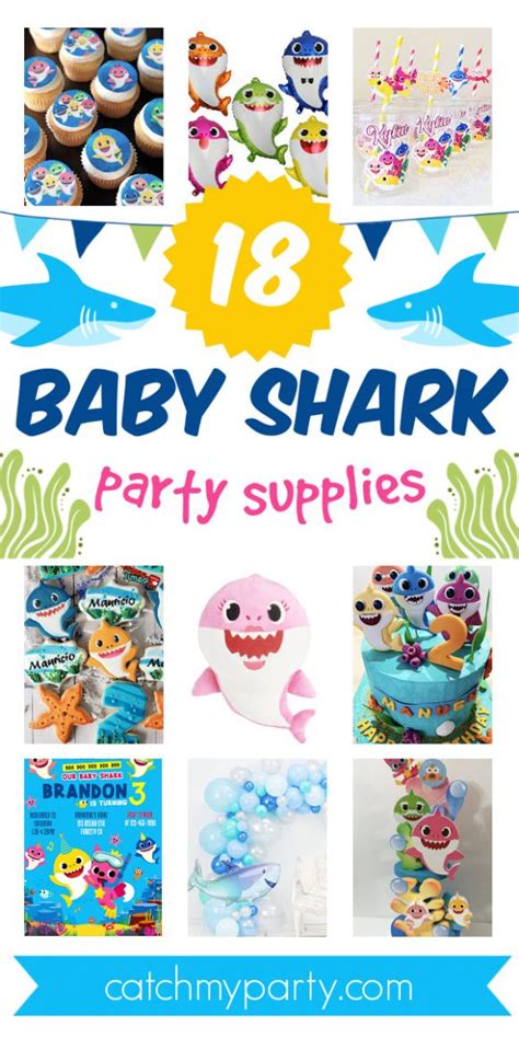 These 18 Fun Baby Shark Party Supplies Are the Best! - The Catch My ...