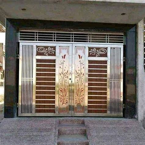 Modern Silver Stainless Steel Swing Main Gate For Home At Rs 1200 Sq