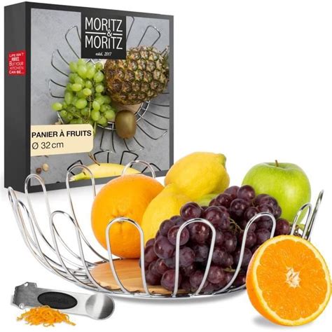 Moritz Moritz Corbeille Fruits En M Tal Argent Cm Coupe