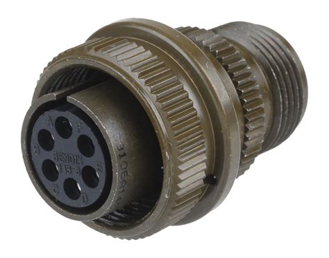 MS3106A14S-6S - Amphenol Industrial - Circular Connector, MIL-DTL-5015 Series, MS3106 Series