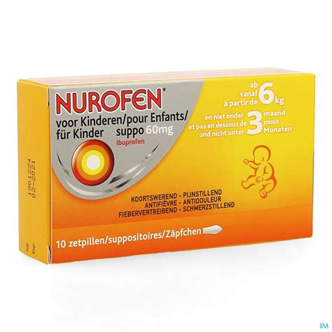 Nurofen Enf 60 Mg 10 Supp Pharmacie Online