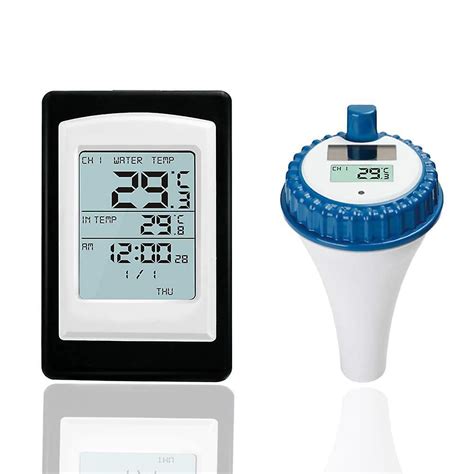 Pool Thermometer Wireless Floating Easy Read Remote Digital Outdoor