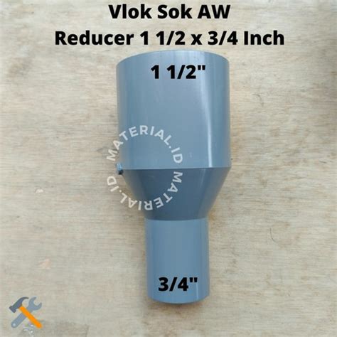 Jual Vlok Sok 1 1 2 X 3 4 In Rucika AW Ploksok Plok Sok Reducer