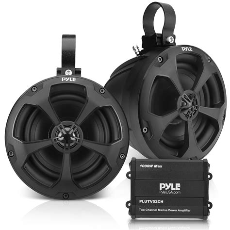 Buy Pyle Waterproof Off Road Speakers With Amplifier Inch W