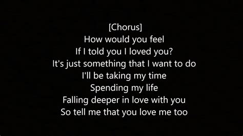 Ed Sheeran How Would You Feel Paean Lyrics Youtube