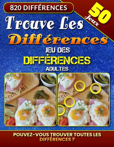 Trouve Les Diff Rences Jeu Des Diff Rences Adultes Livre Dactivites