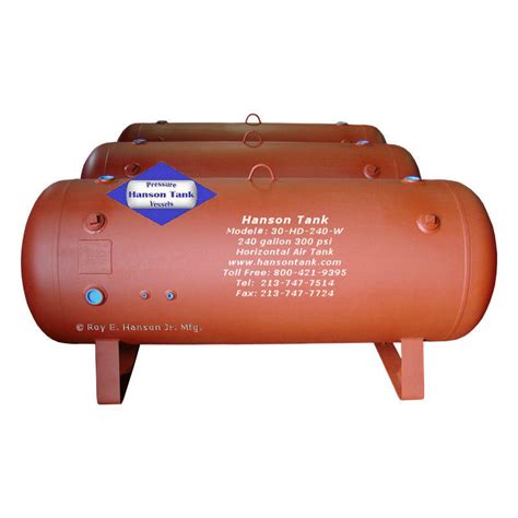 Psig Air Tank Roy E Hanson Jr Mfg Asme Pressure Vessels