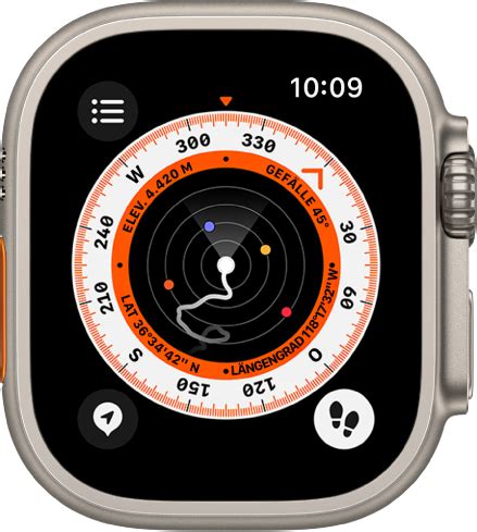 Verwenden Der App Kompass Auf Der Apple Watch Ultra Apple Support AT