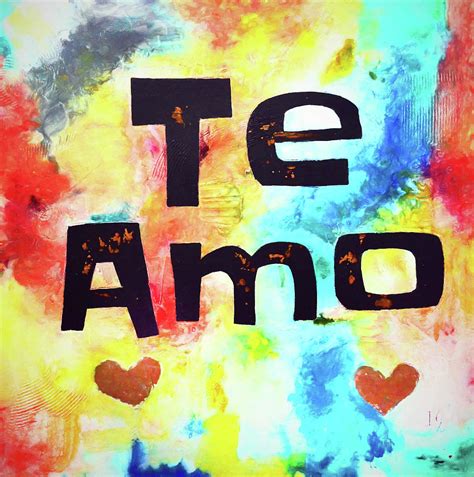 Te Amo 1 Painting By Ivan Guaderrama Fine Art America