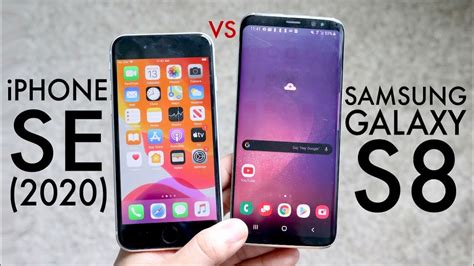 Iphone Se 2020 Vs Samsung Galaxy S8 Comparison Review Youtube