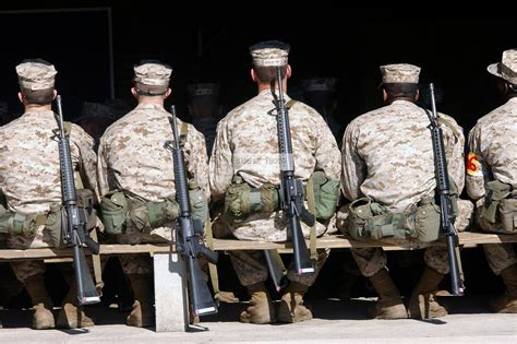 Photo Us Marine Corps Usmc Recruits Sling Their 556mm