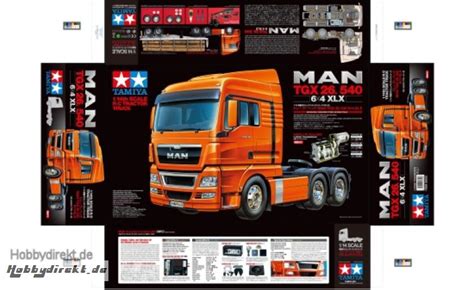 Rc Lkw Man Tgx Xlx X Achs Tamiya N