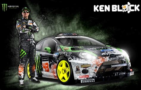 Monster Energy Rally Car Wallpaper