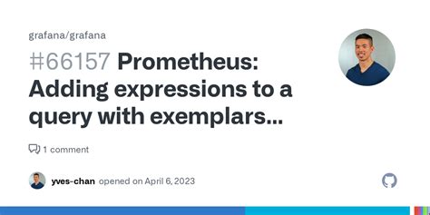 Prometheus Adding Expressions To A Query With Exemplars Causes