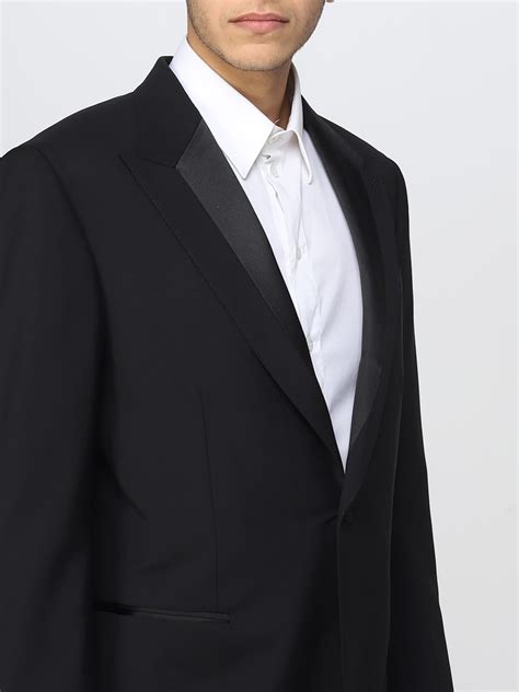 Brioni Outlet Virgin Wool Suit Black Brioni Suit Rtp11lo2a26