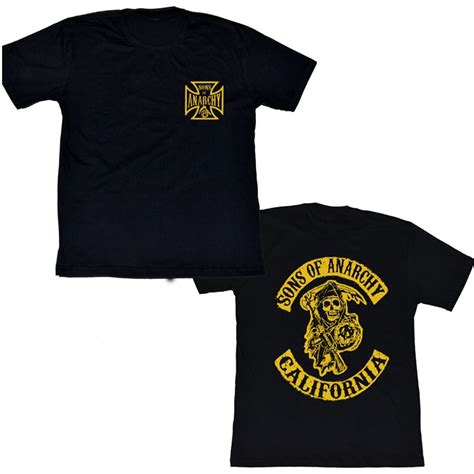 Camiseta Série Sons of Anarchy Filhos da Anarquia Shopee Brasil