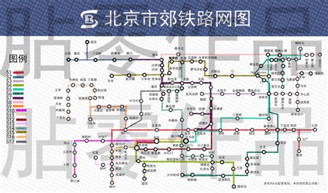 【市郊铁路】北京市2035市郊铁路线网远瞻规划图ver 2 哔哩哔哩