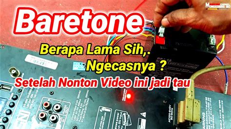 Berapa Lama Ngecas Speaker Portabel Baretone YouTube