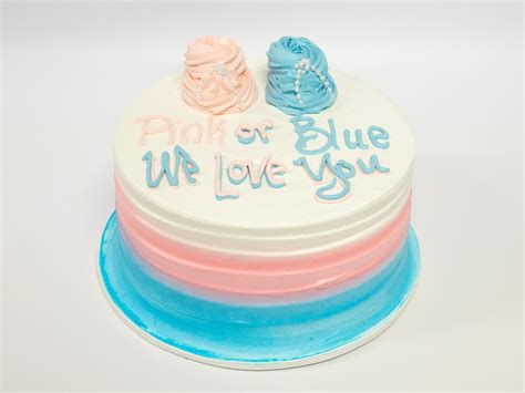 Photo Of A Baby Reveal Cake Pink And Blue Patty S Cakes And Desserts