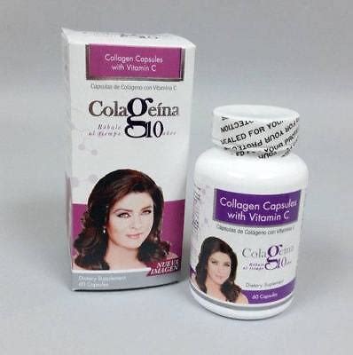 Colageina 10 Collagen Capsules with Vitamin C - 60 Capsules Anti-aging ...