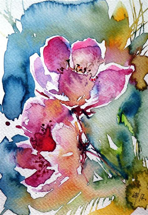 Spring II 2017 Watercolour by Kovács Anna Brigitta Watercolor