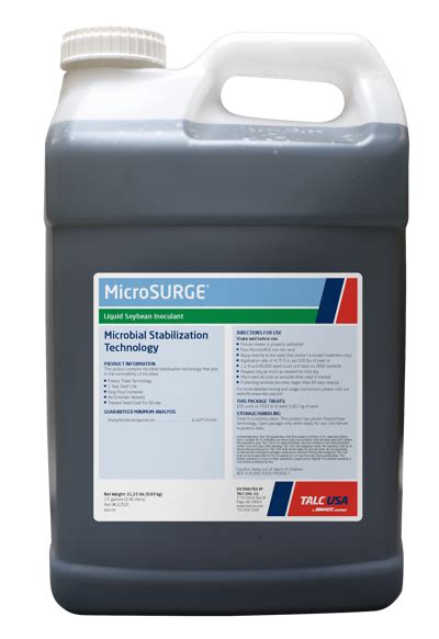 Talc Usa Microsurge® Liquid Soybean Inoculant