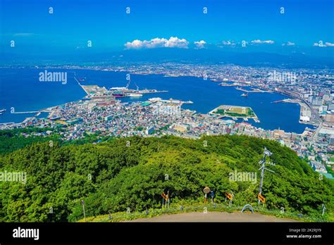 Hakodate Cityscape Photographed From Mt Hakodate Stock Photo Alamy