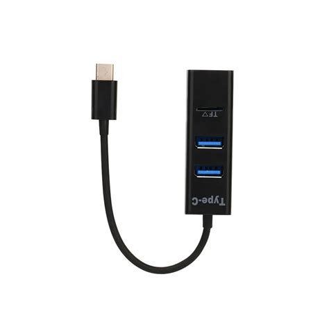 Ecosin2 USB Hubs 2 In 1 Type C OTG USB 2 0 Hub Splitter Combo 3 Ports