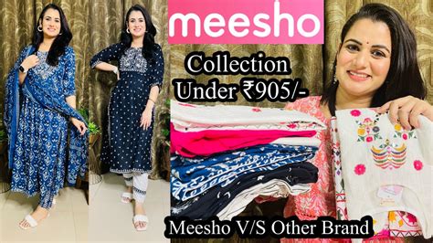 Summer Special Meesho Kurta Set Haul Under Meesho Floral Print