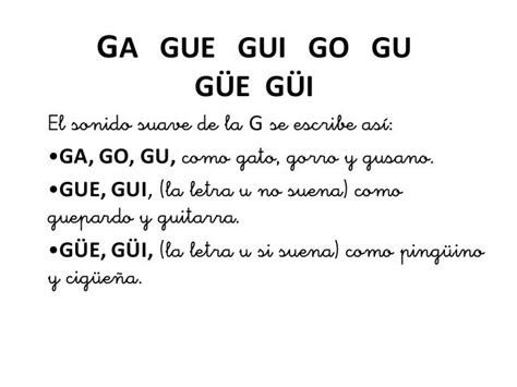 Cuadernillo g gu gü Spanish classroom Spanish grammar Phonics