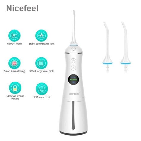 Irrigateur Buccal Portable Jet Eau Pour Les Dents Recharge Usb