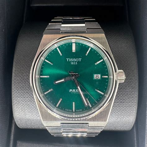 Tissot Green Dial Prx for $305 for sale from a Seller on Chrono24