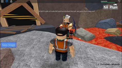 Roblox MINE SẬP RỒI CHẠY THÔI Escape The Mine Obby KiA Phạm