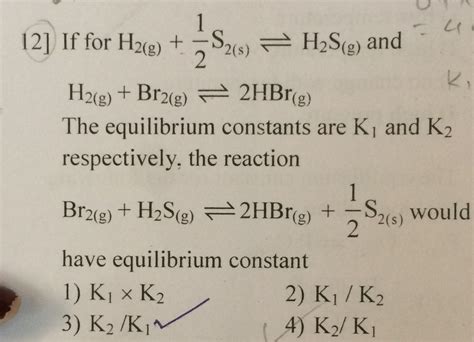 Consider The Two Gaseous Equilibrium Involving SO2 And The