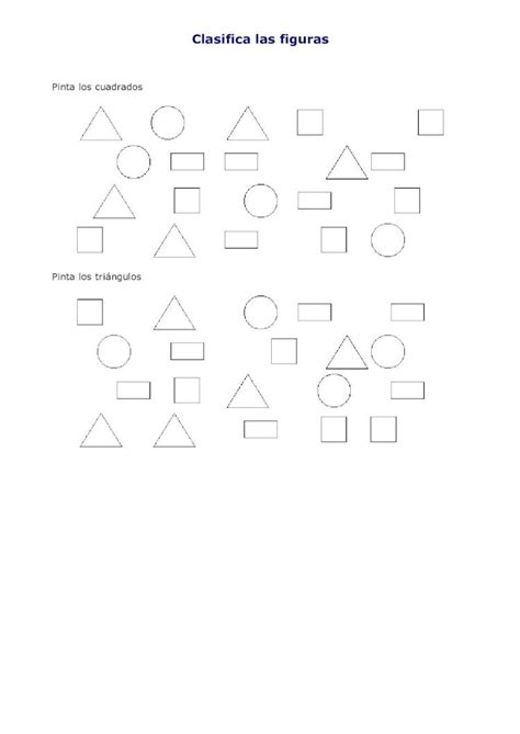 Pdf Clasifica Las Figuras La Figura Que Falta Dibuja