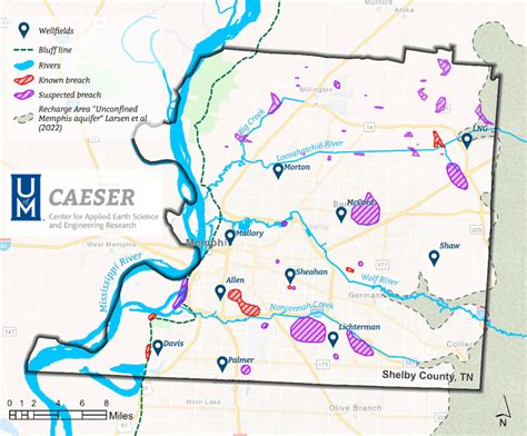 Mlgw Aquifer Study Caeser University Of Memphis
