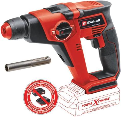 Einhell Power X Change Cordless Sds Plus Hammer Drill Joule V