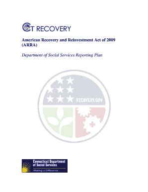 Fillable Online Ct American Recovery And Reinvestment Act Of Arra