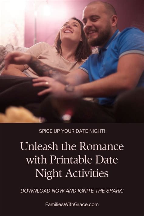 Printable date night games and activities for couples - Families With Grace